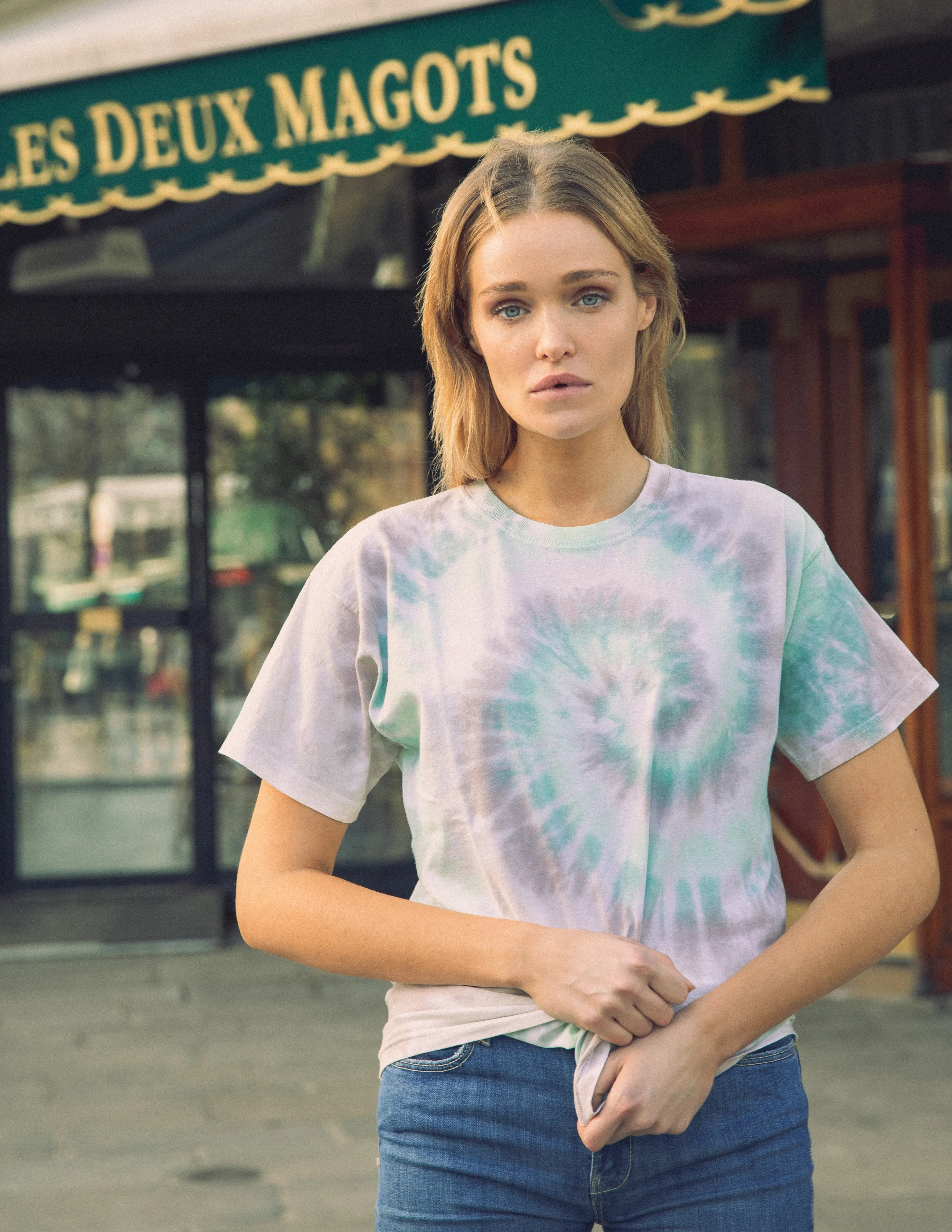 Lovina Tie Dye T-Shirt "Yin & Yang" L / XL