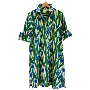 Lucia Short Dress - Tulips