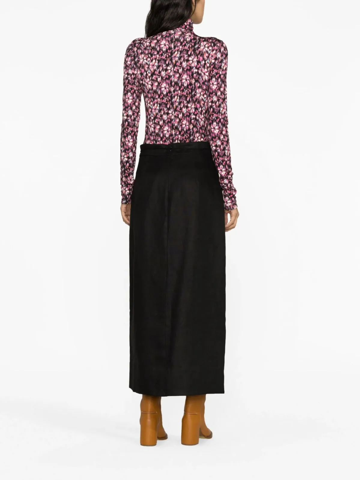 Luminosity Pencil Midi Skirt