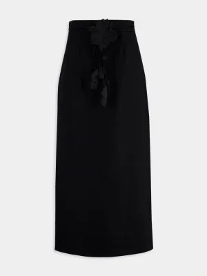 Luminosity Pencil Midi Skirt