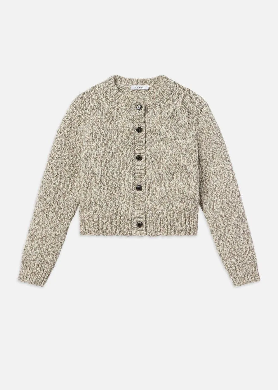 Marl Cardi Sweater (Cream)