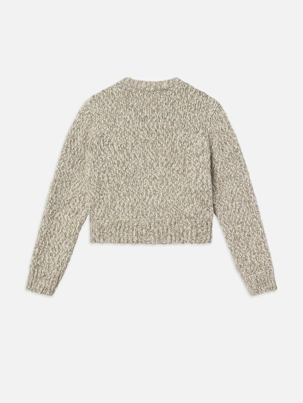 Marl Cardi Sweater (Cream)