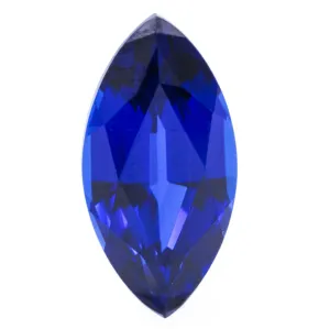 Marquise Chatham Lab-Grown Blue Sapphire Gems
