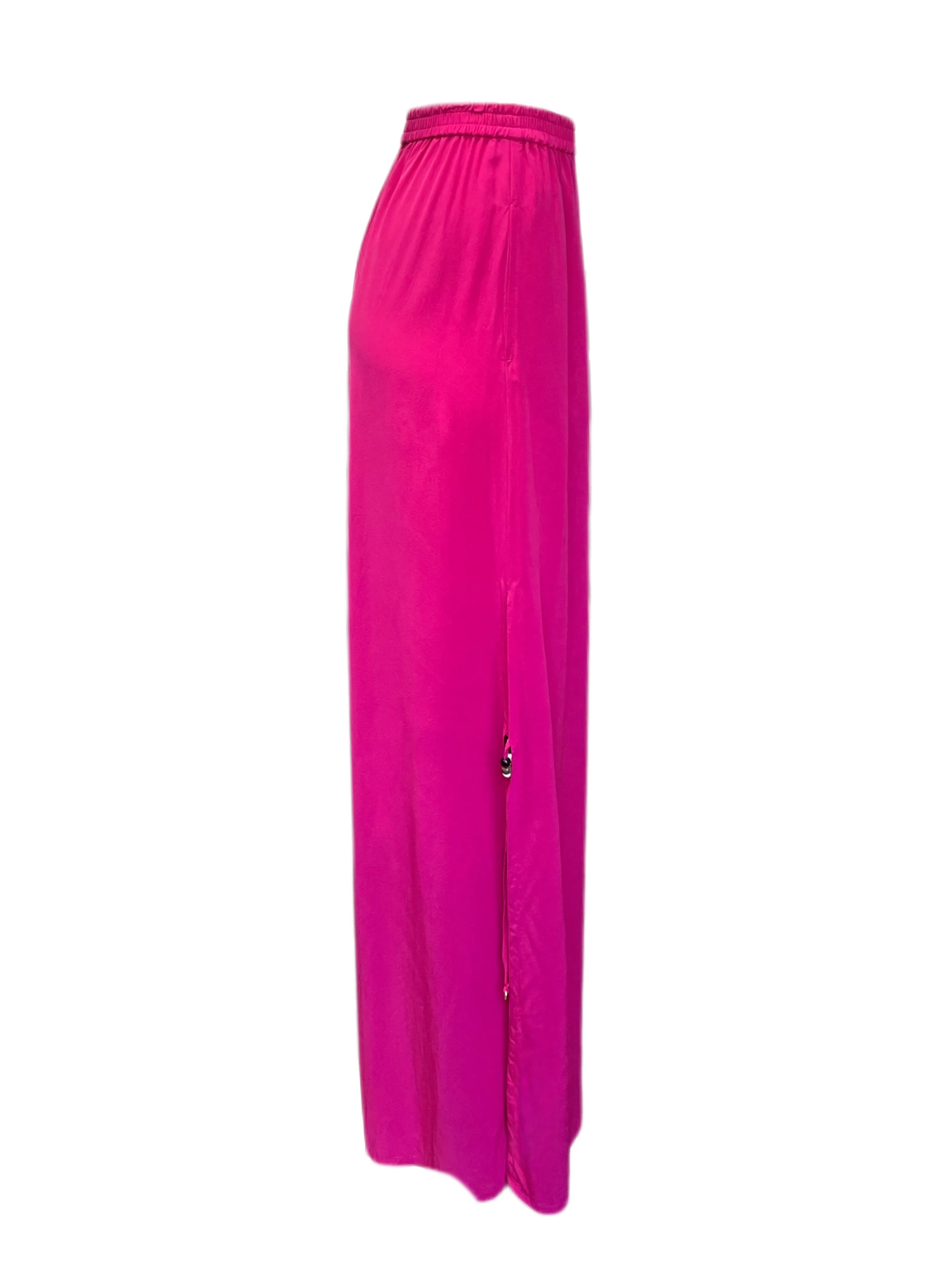 Max Mara Women's Fuchsia Boheme Straight Pants Size 4 NWT