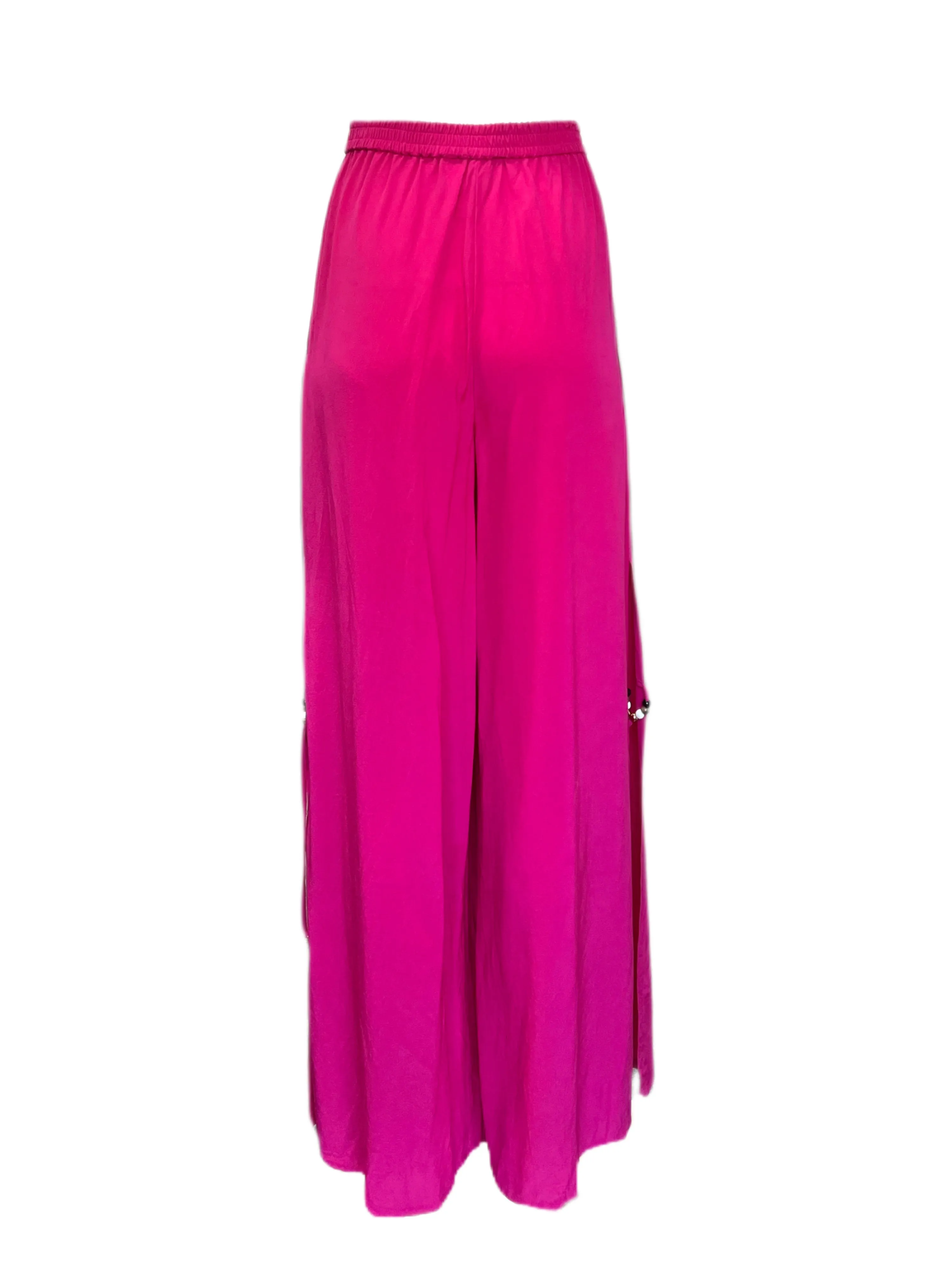 Max Mara Women's Fuchsia Boheme Straight Pants Size 4 NWT