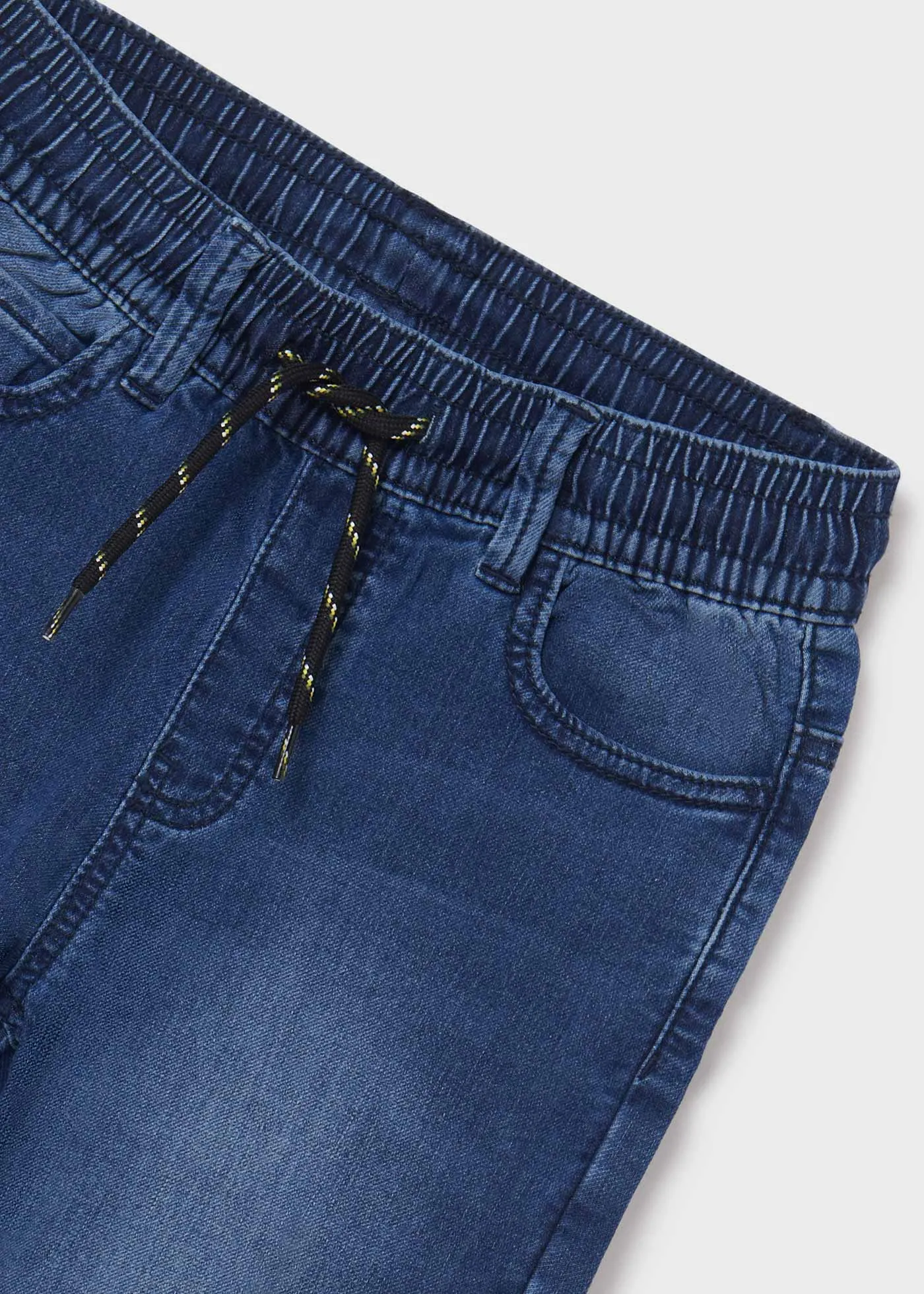 Mayoral Boys Drawstring Denim Joggers : Size 8 to 16