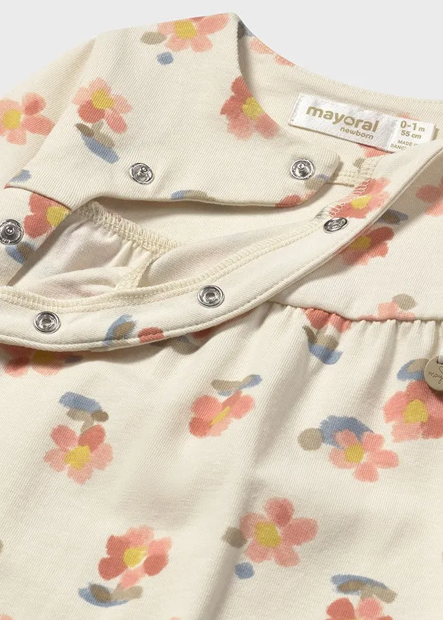 Mayoral Newborn Baby Girls Peach Body Suit
