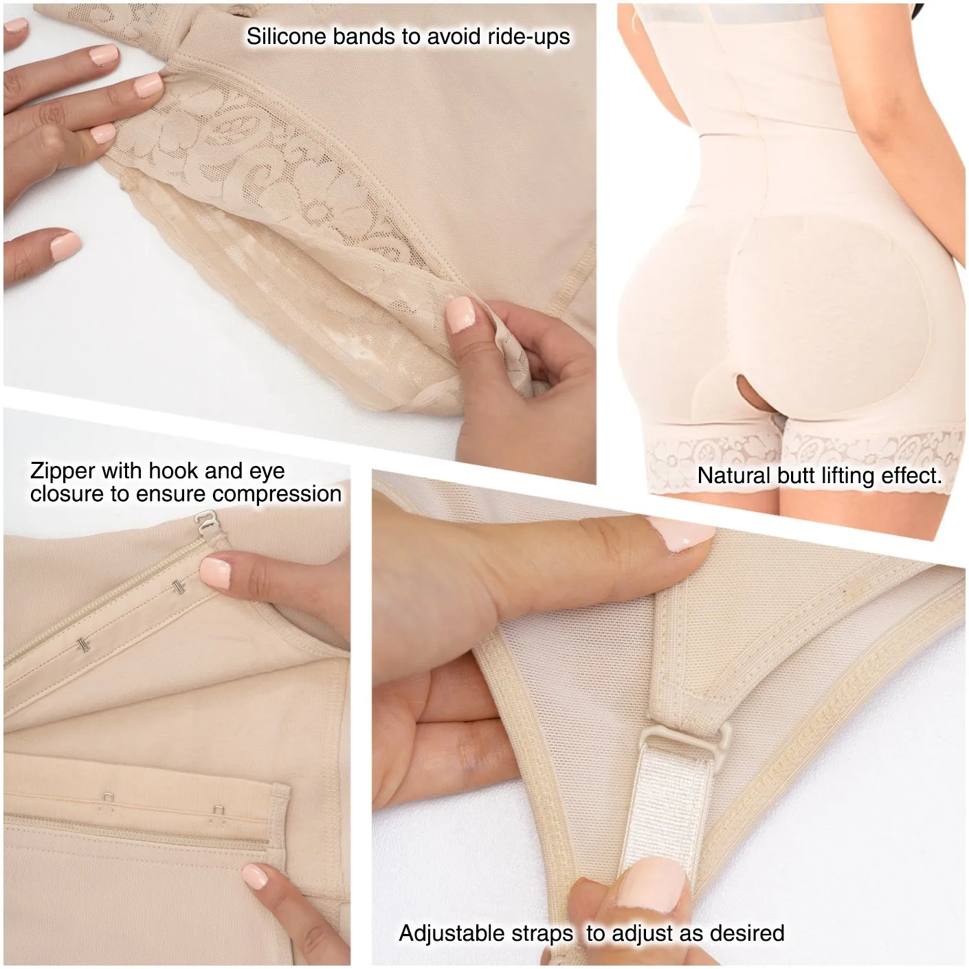 Medium Compression Fajas Shapewear