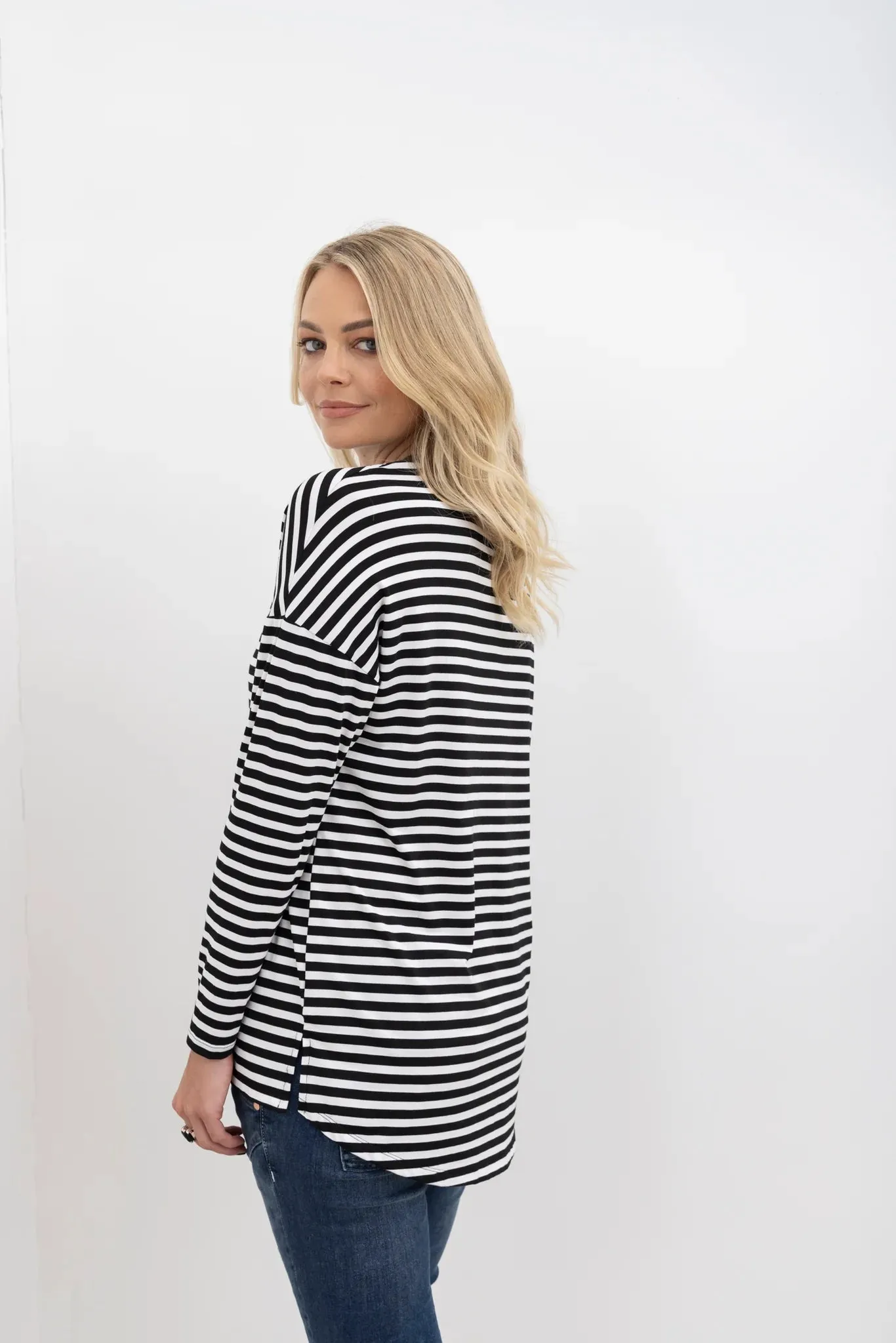 Mee L/S Tee | Stripe | Nes
