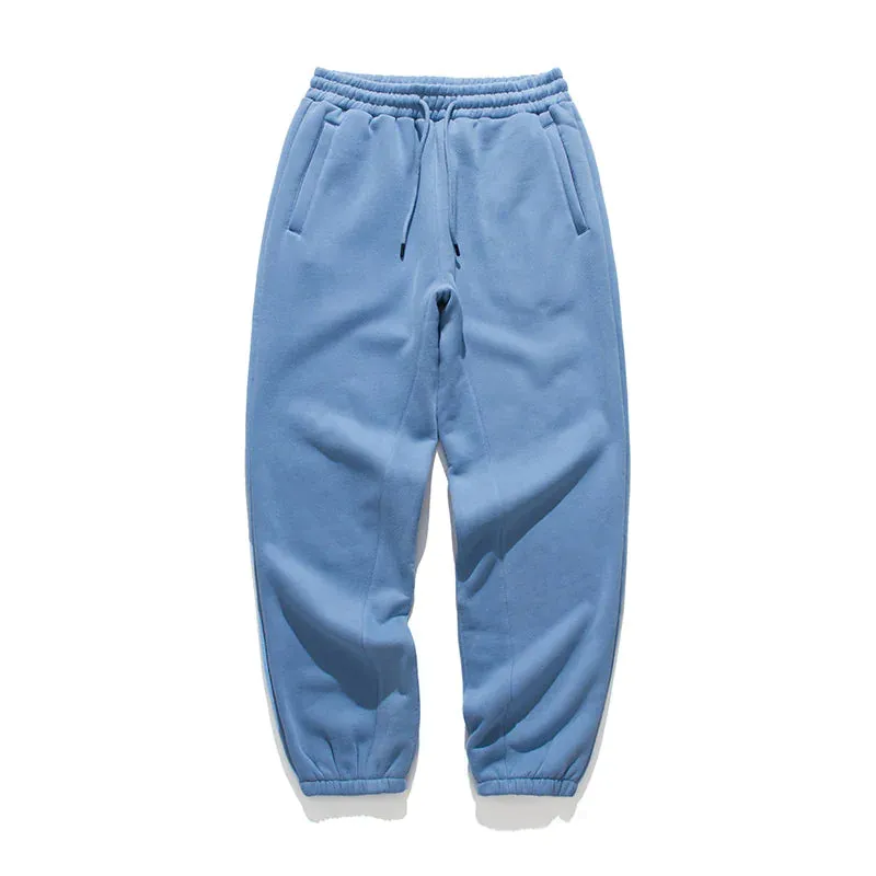 Men's Autumn & Winter Thick Plus Velvet Drawstring Trousers