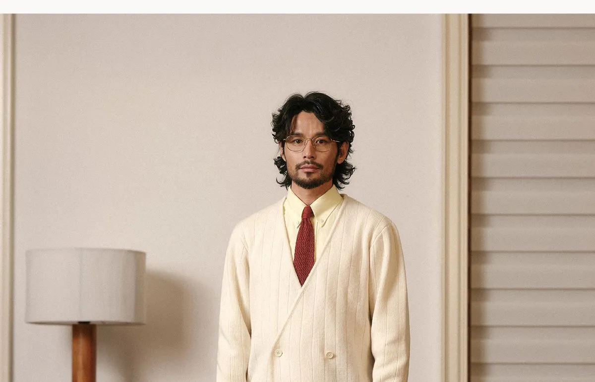 Merino Wool Ribbed Cardigan