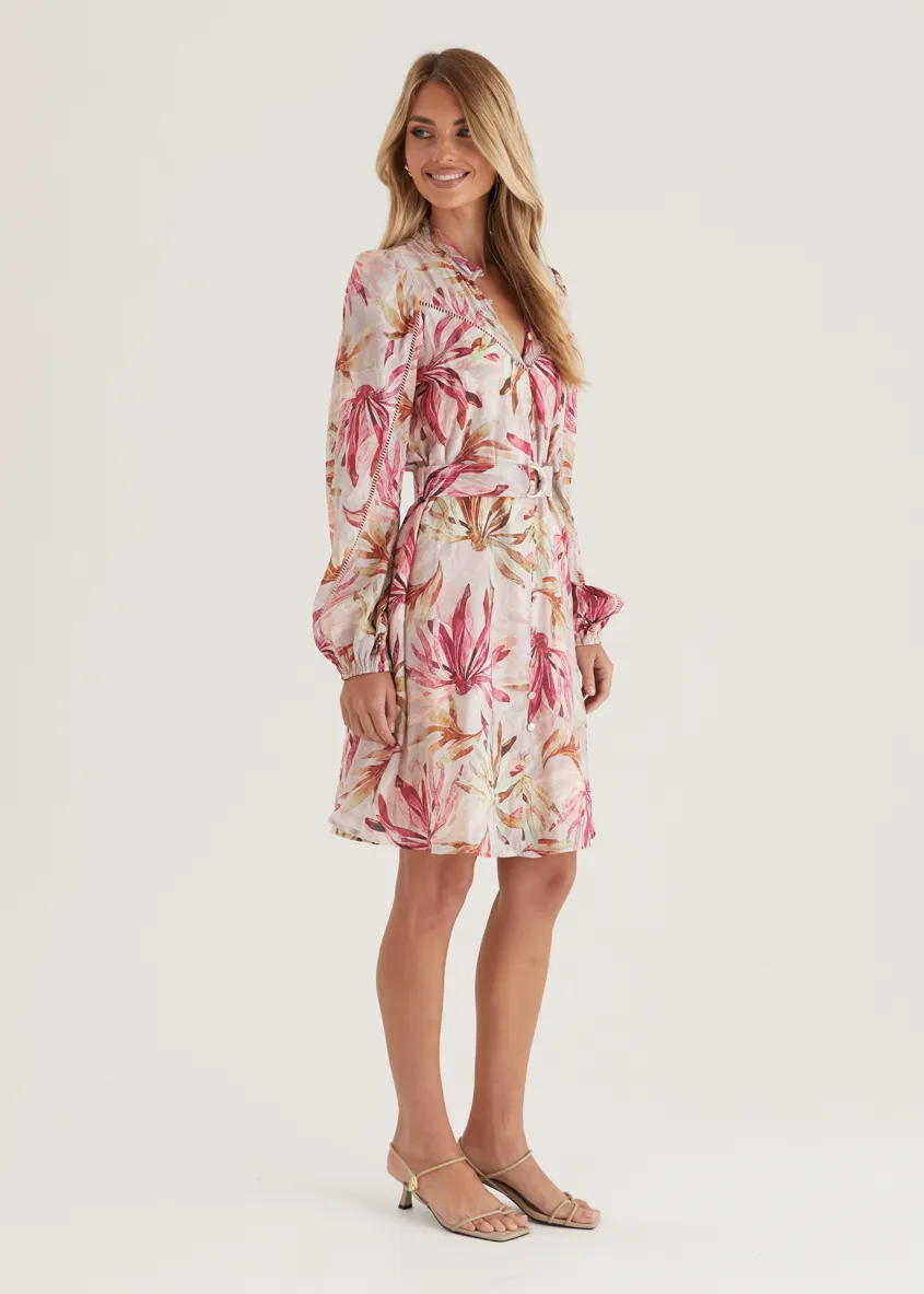 Micha Dress - Plum Floral