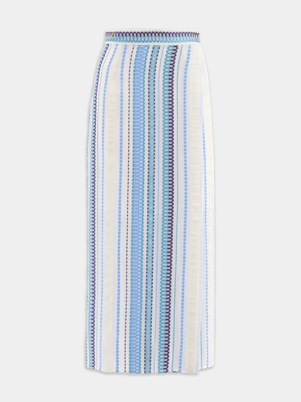 Midi Silk Skirt