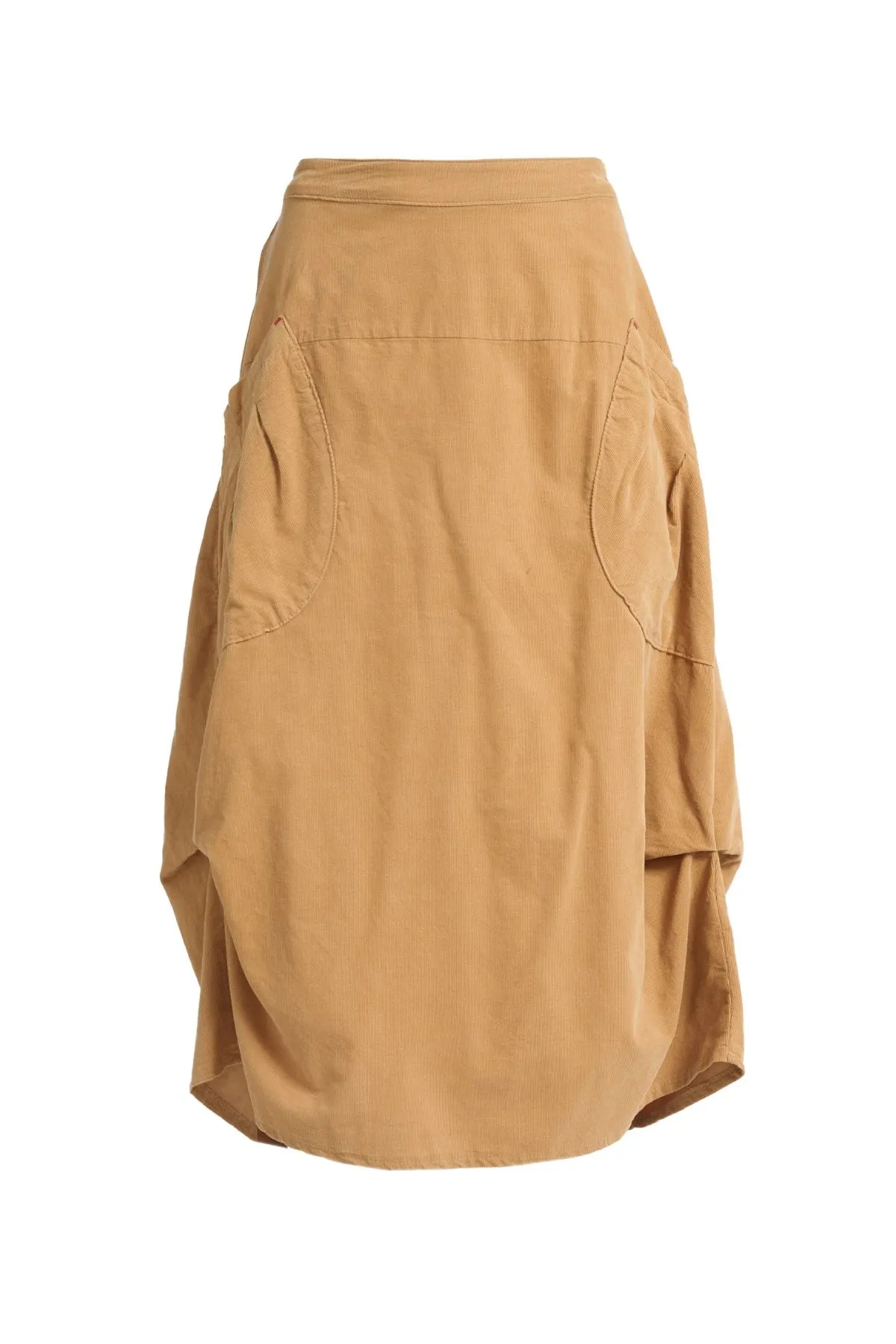Milwaukee Marlowe Skirt Mustard in Fine Cord