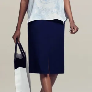 MM La Fleur &quot;The Greenpoint Skirt&quot; in Deep Indigo Size 4
