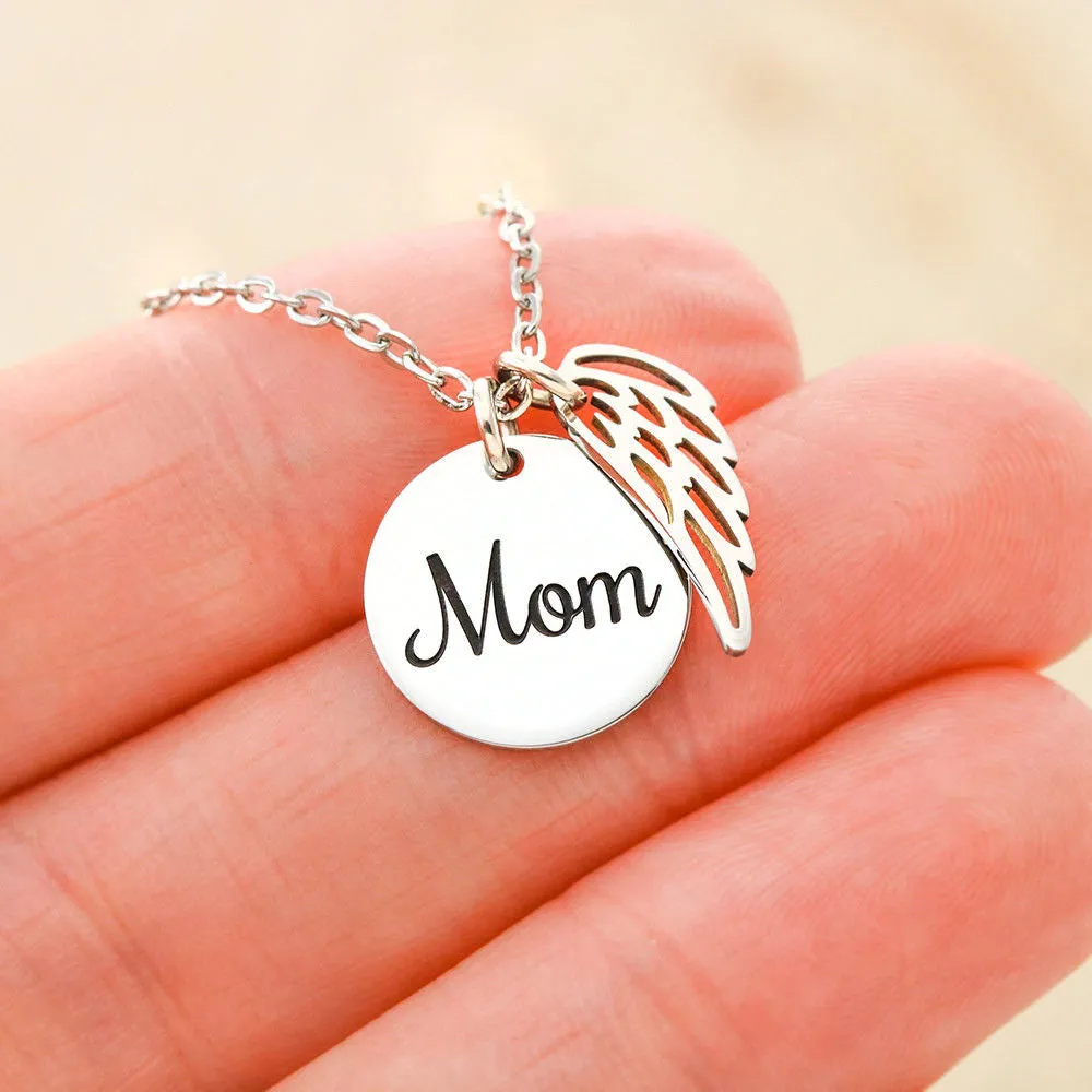 Mom Remembrance Necklace - I'll Hold You In My Heart