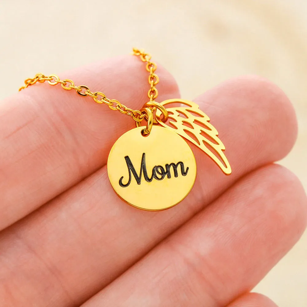 Mom Remembrance Necklace - I'll Hold You In My Heart