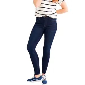NEW Madewell 9” High-Rise Skinny Jeans Dark Blue