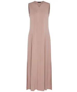 Nude Sleeveless Jersey Cardigan