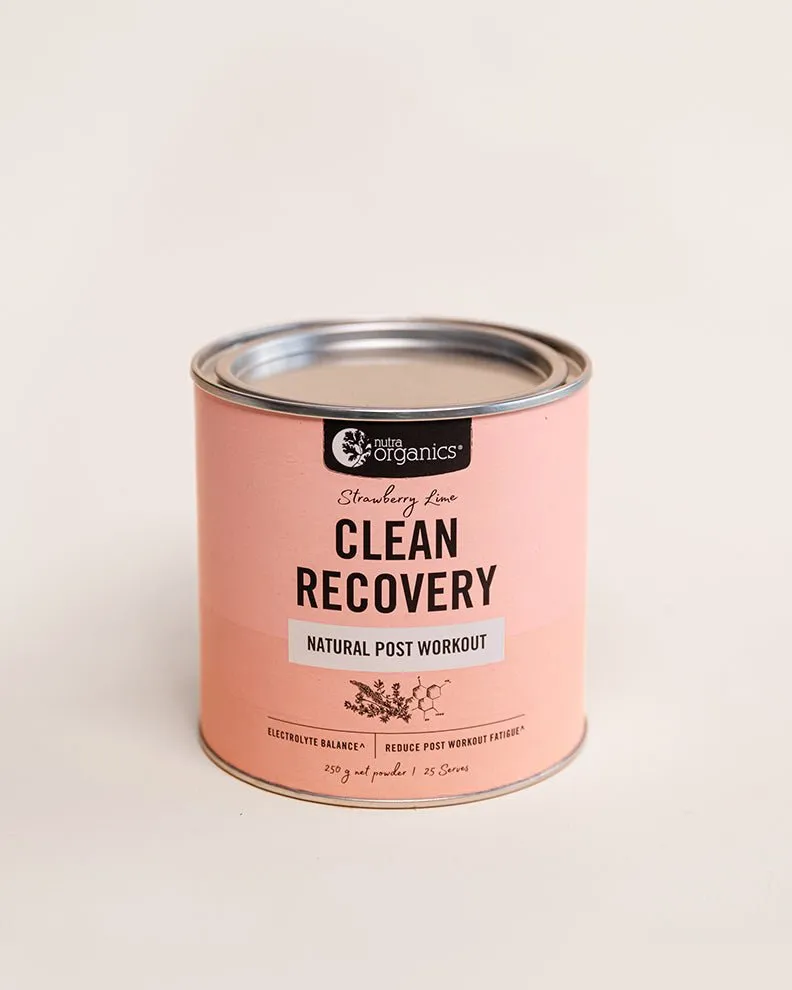 Nutra Organics Clean Recovery - Strawberry Lime
