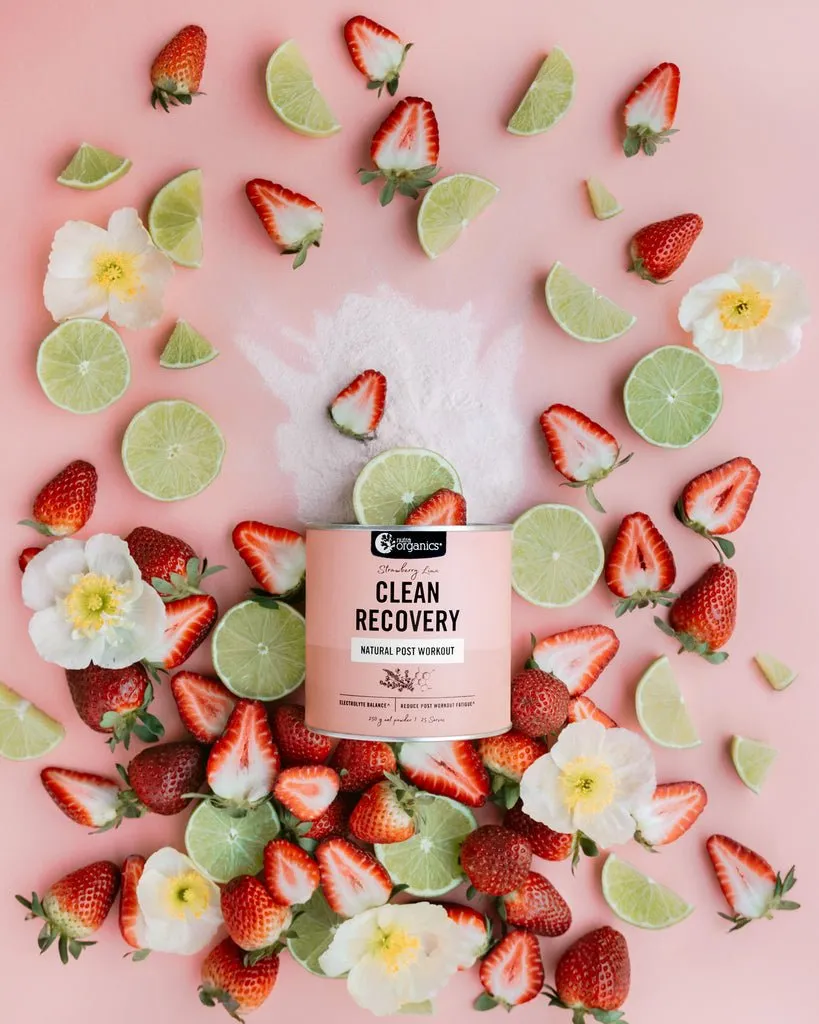 Nutra Organics Clean Recovery - Strawberry Lime