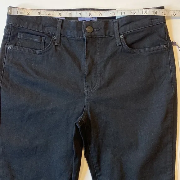 NYDJ SZ 6 Black Skinny Denim Jeans New D6
