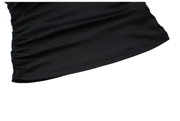 Off Shoulder Long Sleeve Crop Top