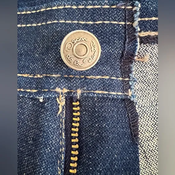 Oscar De La Renta Vintage No Stretch Denim High Rise Straight Leg Jeans 2 #0643
