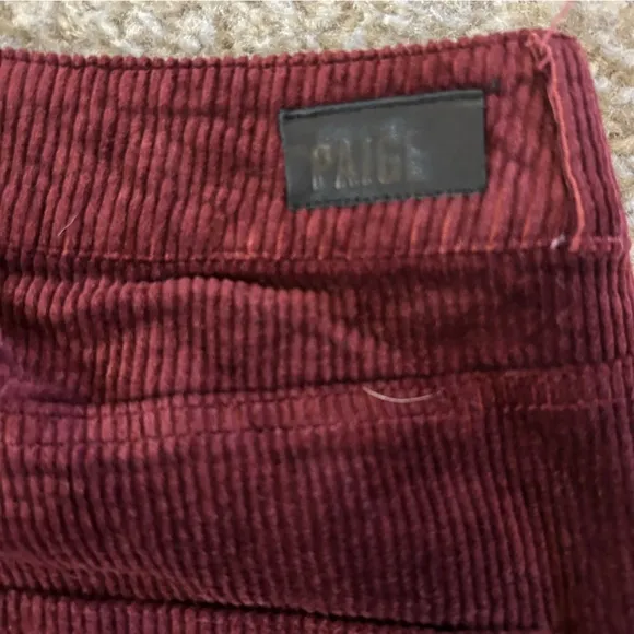 PAIGE Corduroy Hoxton‎ Ankle Jeans