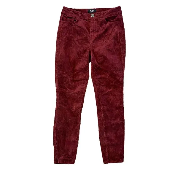 PAIGE Corduroy Hoxton‎ Ankle Jeans