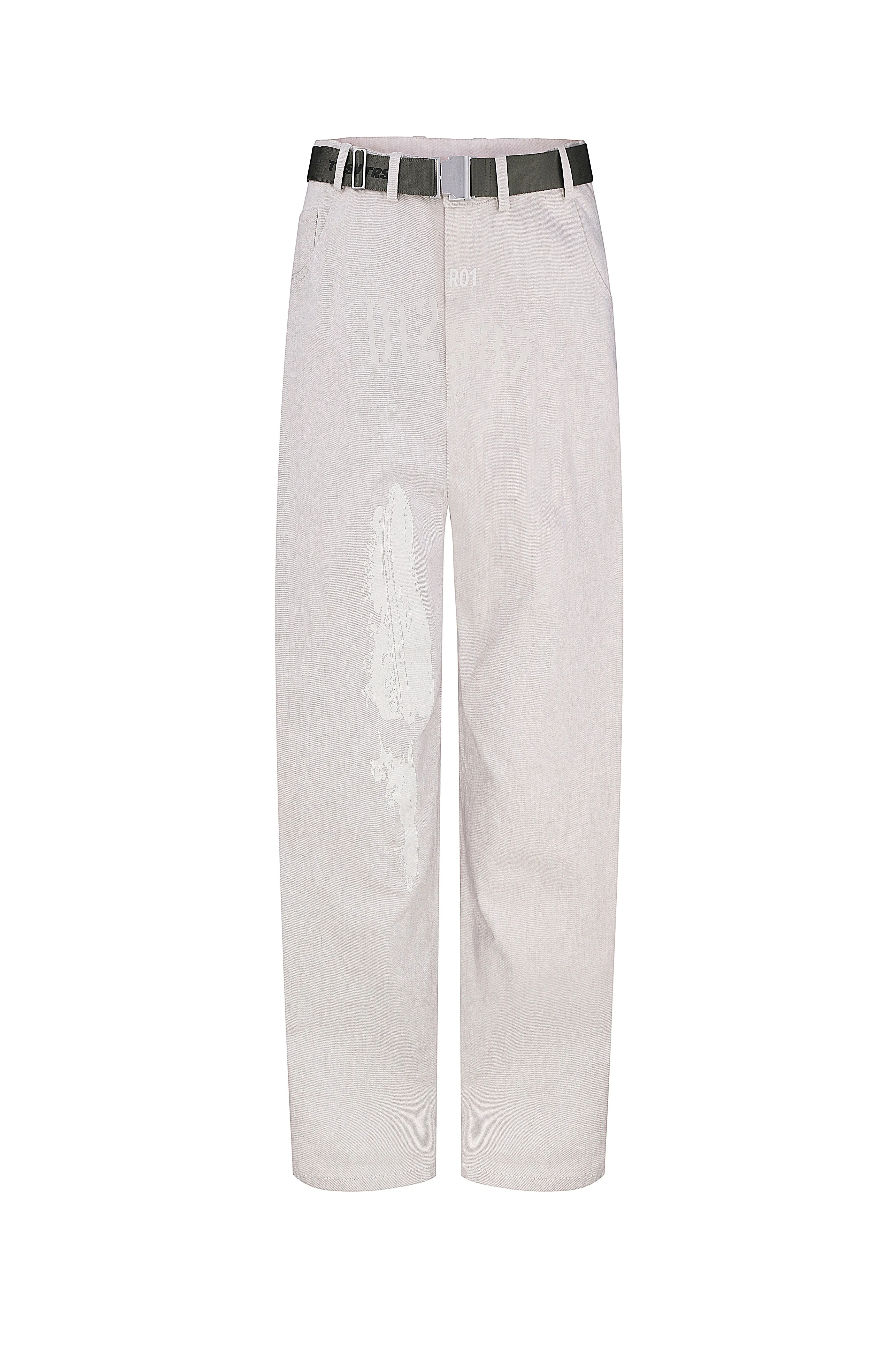 Paintbrushed Loose Jeans