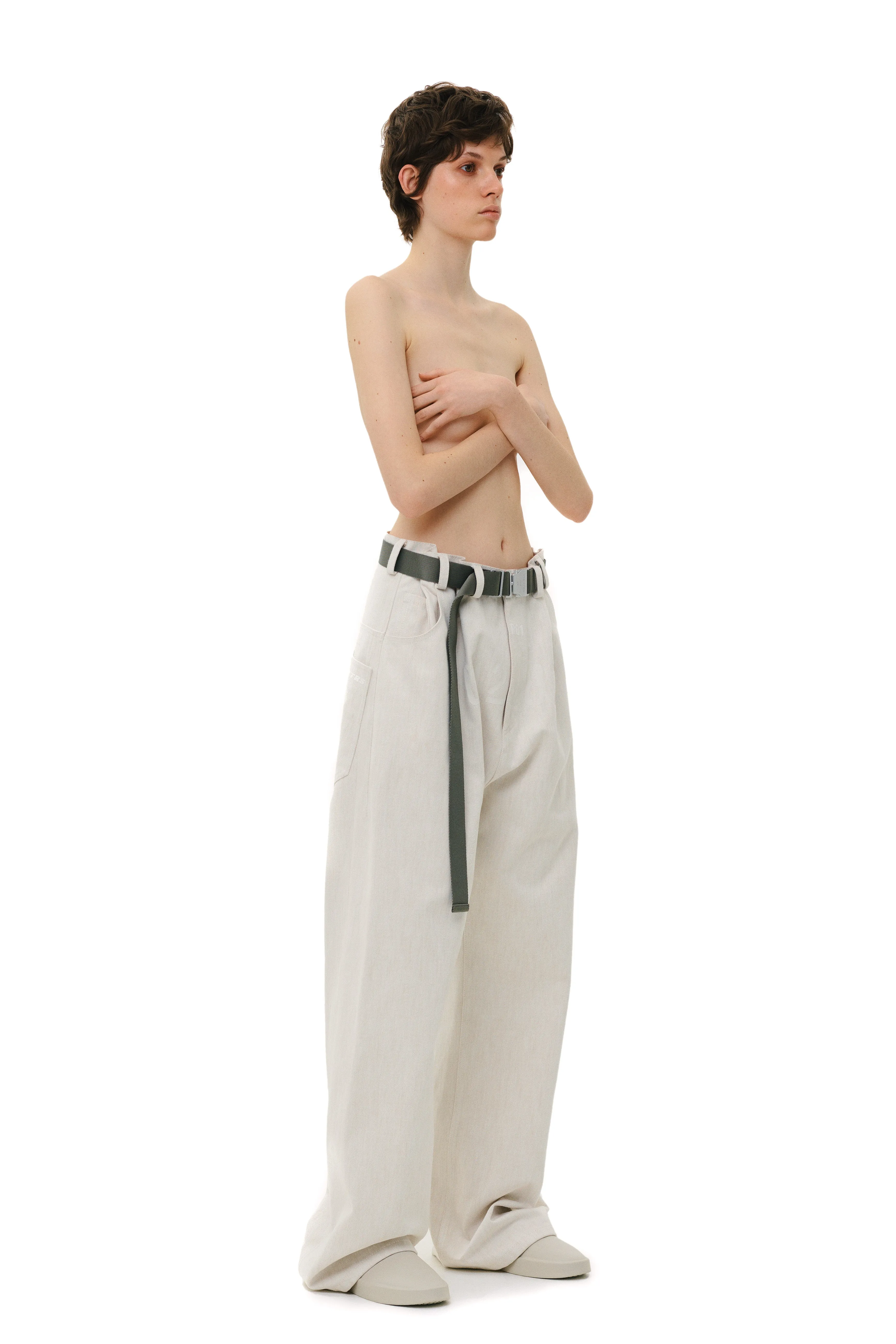 Paintbrushed Loose Jeans
