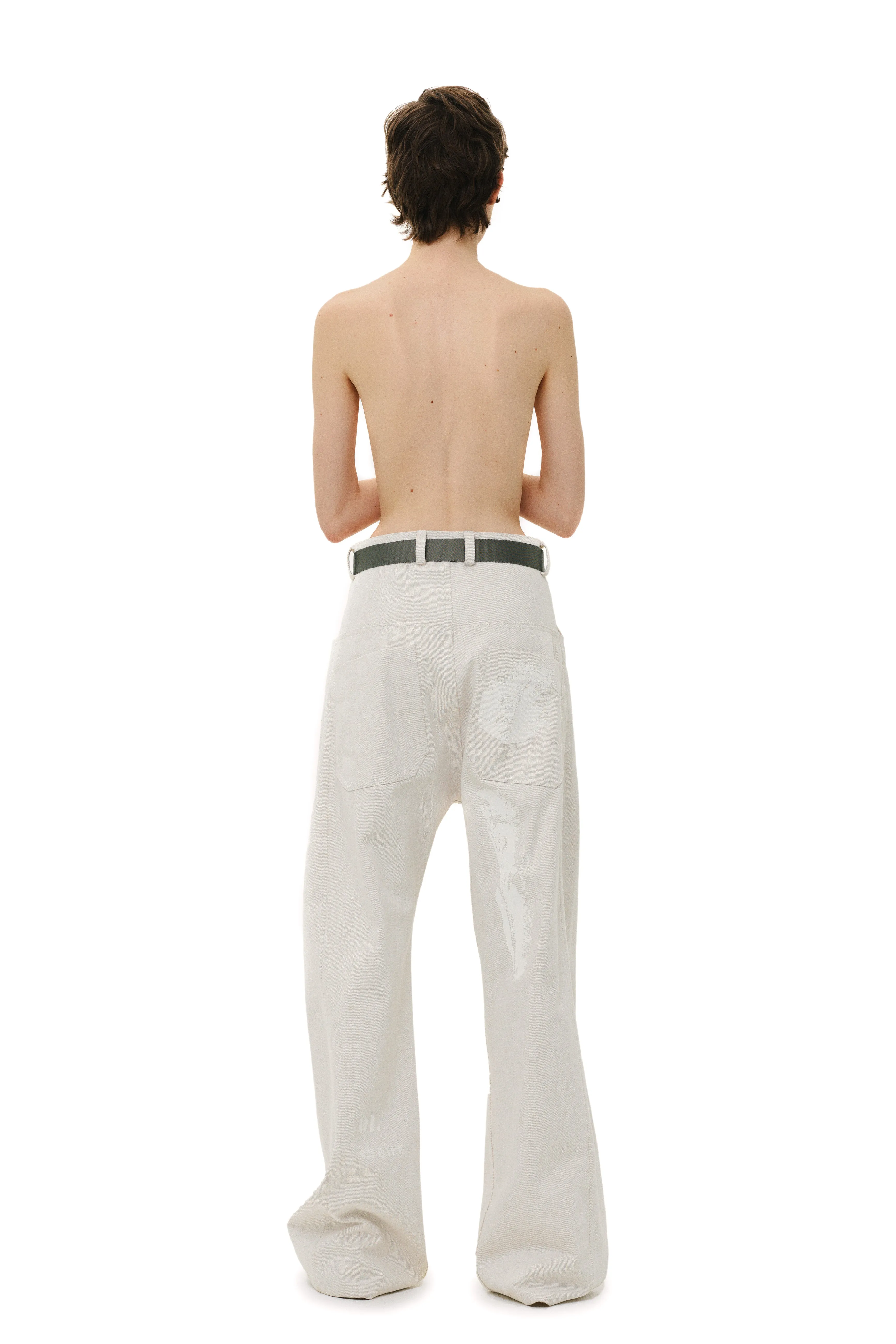 Paintbrushed Loose Jeans