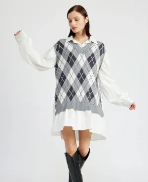 Plaid Pop Mini Dress