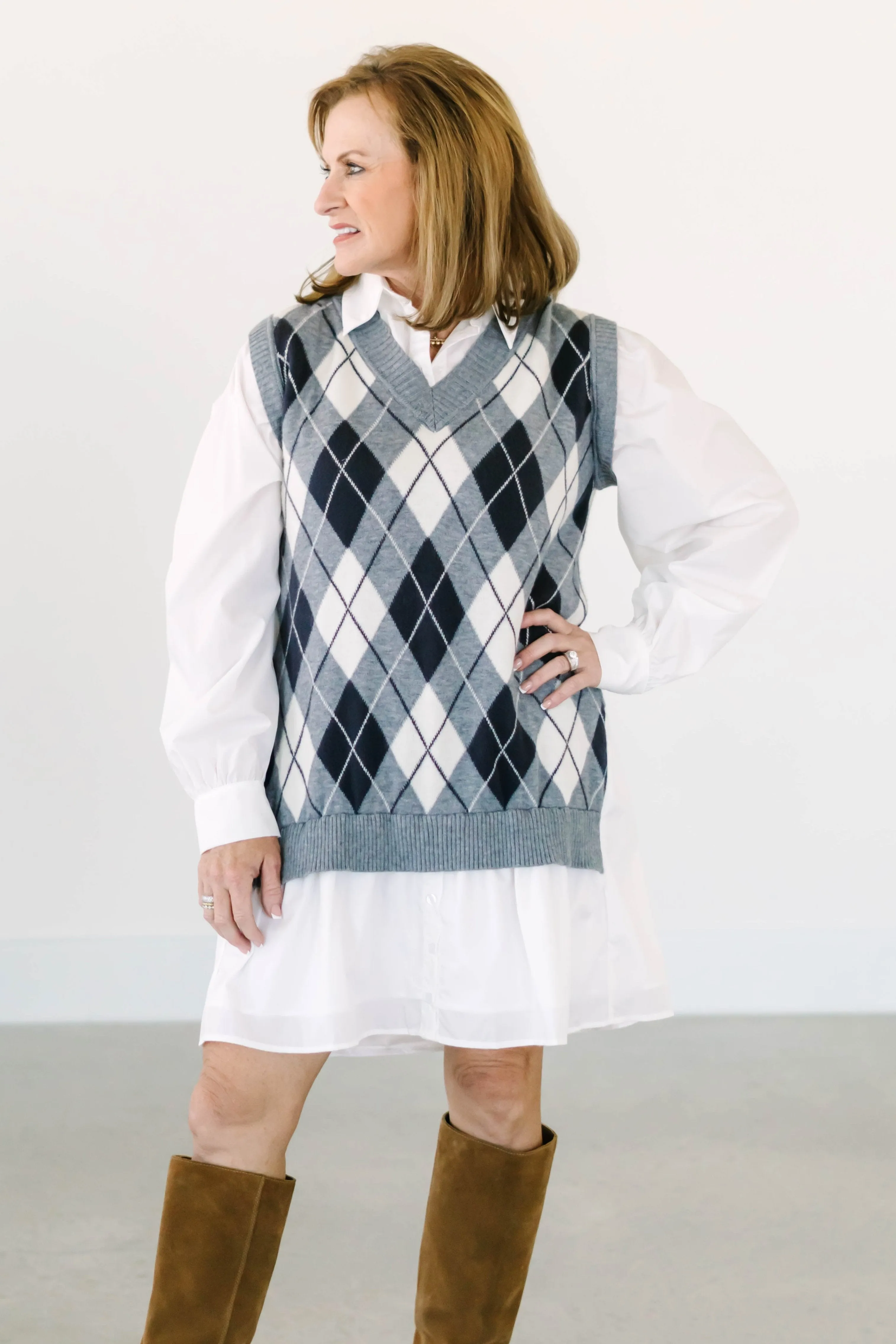 Plaid Pop Mini Dress