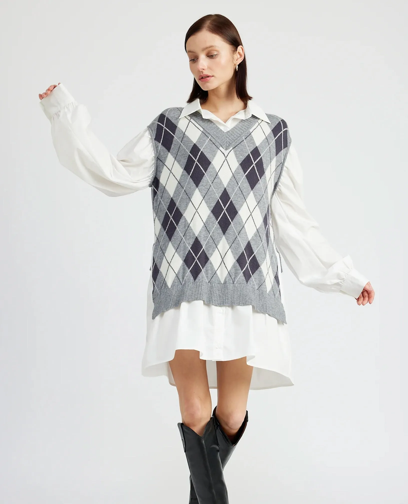 Plaid Pop Mini Dress
