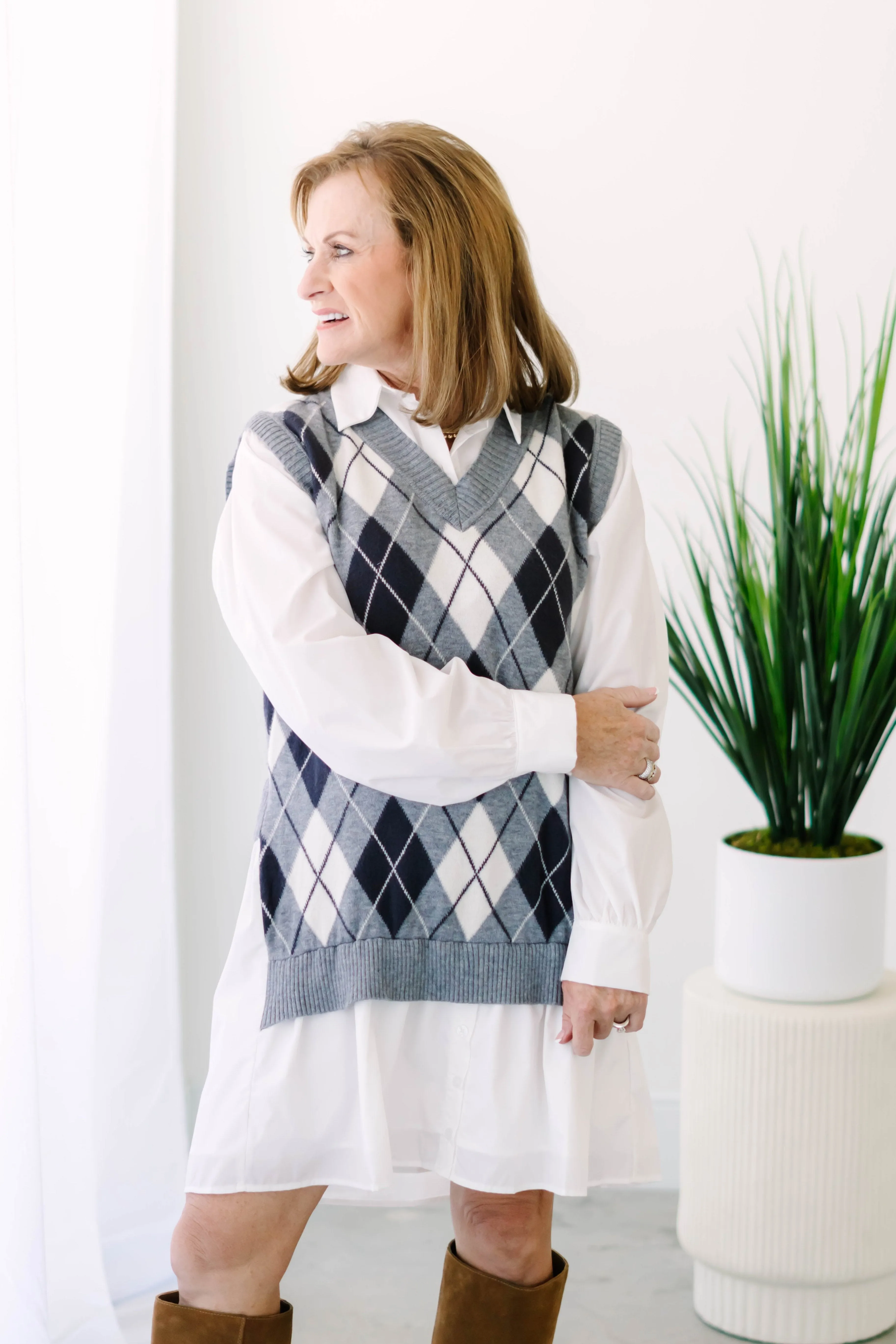 Plaid Pop Mini Dress