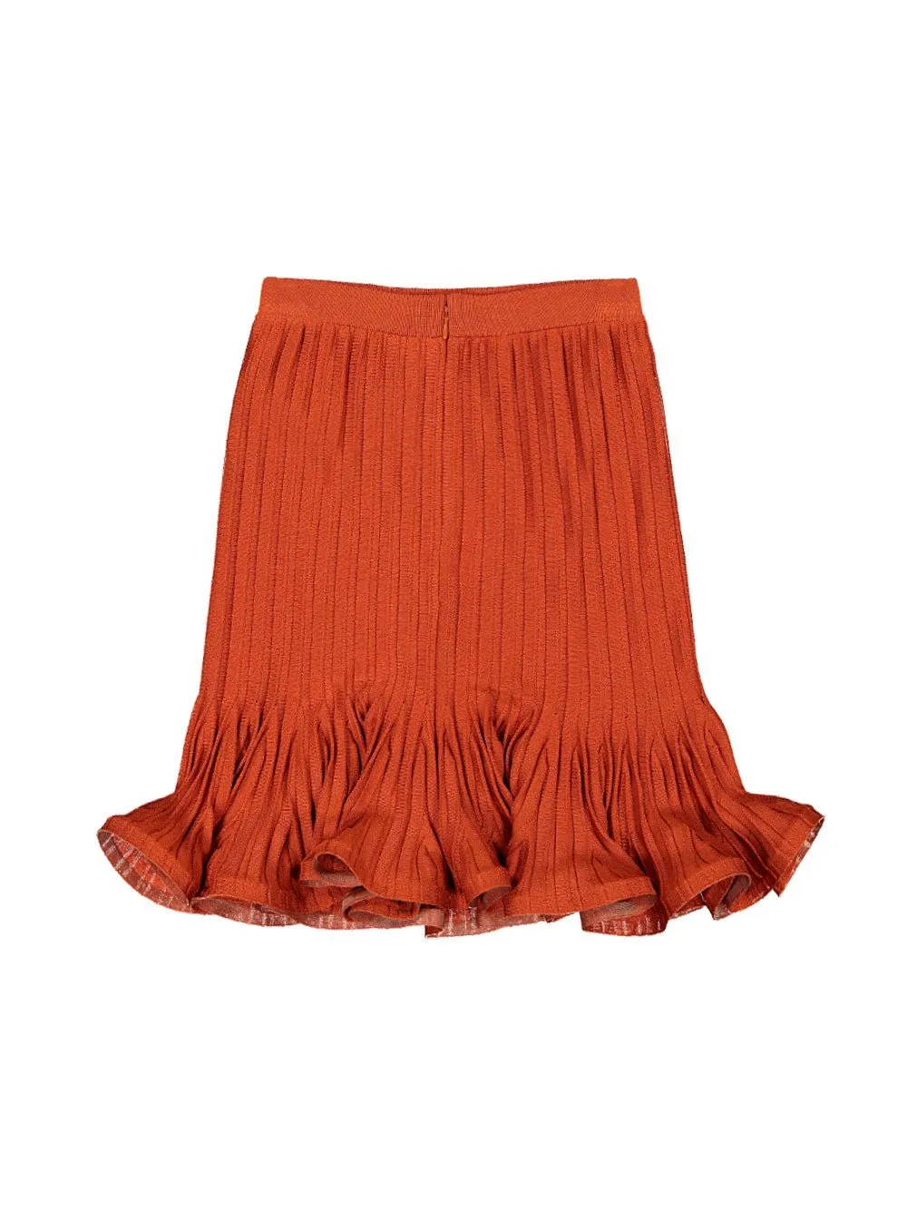 Pleated mini skirt