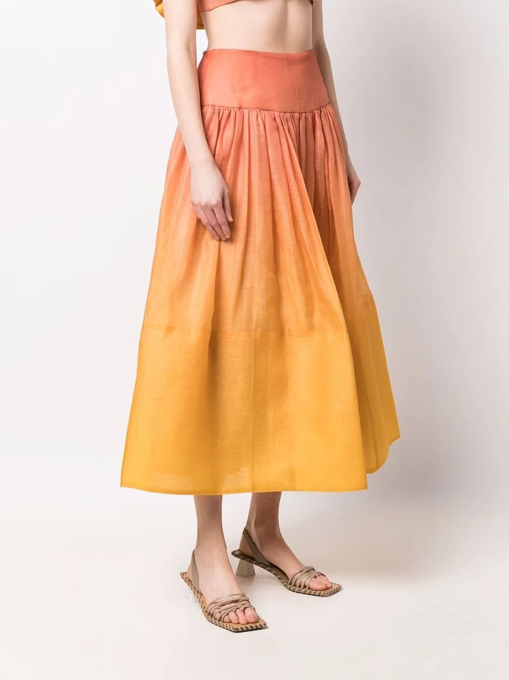 Postcard maxi skirt