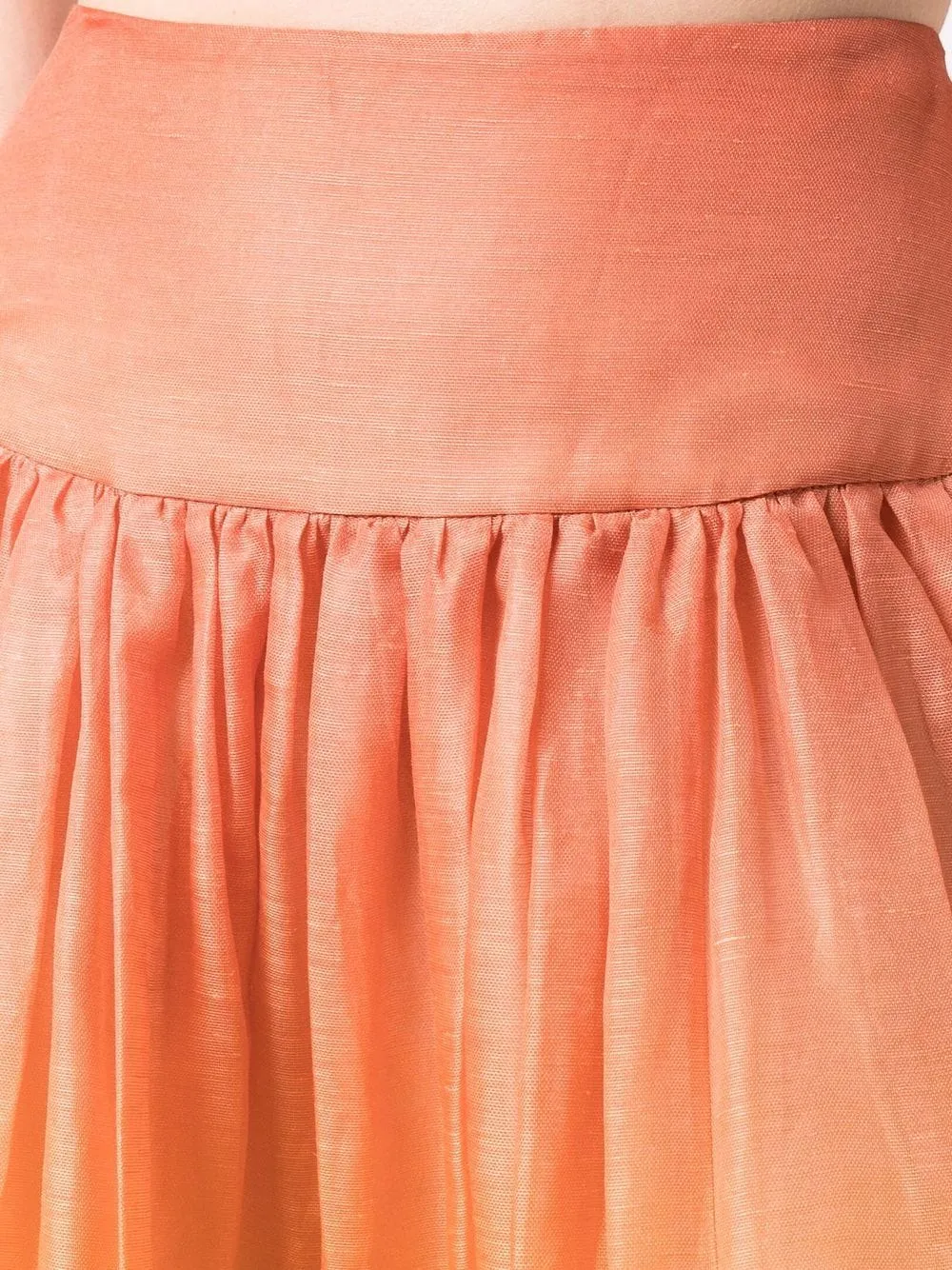 Postcard maxi skirt