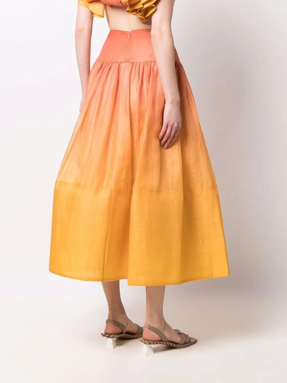 Postcard maxi skirt