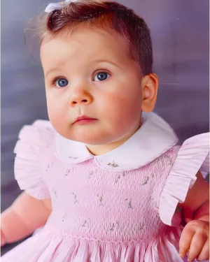 PRE-ORDER Smocked Rosebud Dress