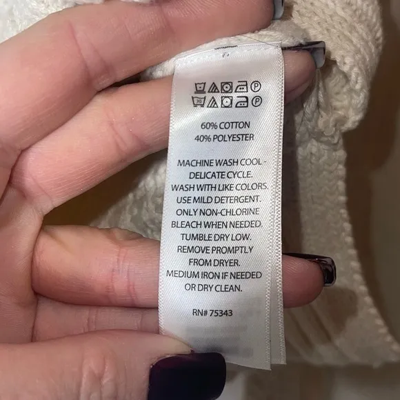 RACHEL ZOE Ivory Relaxed Hooded Sweater M NWT