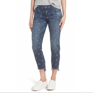 REESE ANKLE CROP STRAIGHT LEG FRAY STEP HEM