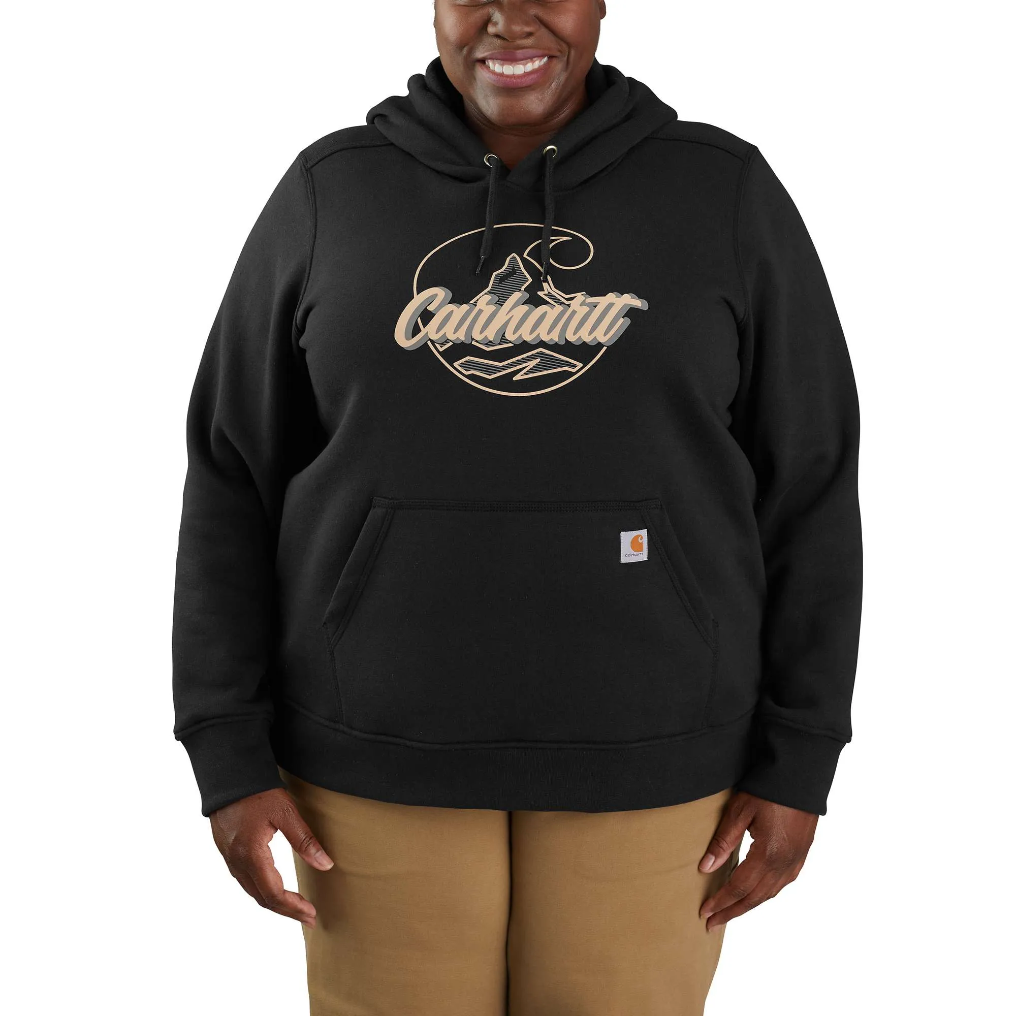 Relaxed Fit Midweight C Logo Graphic Sweatshirt