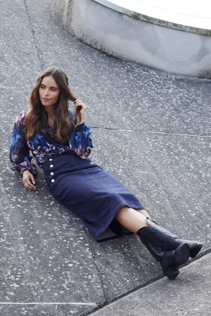 Rue de Femme Amia denim skirt
