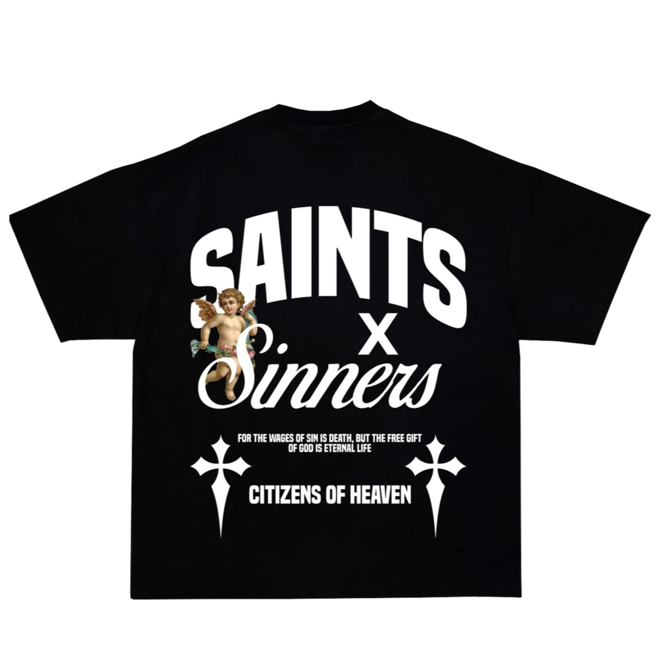 Saints x Sinners Tee- Black