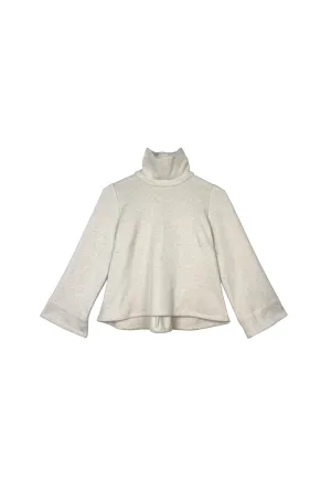 SAMPLE - Boxy Turtleneck - Oatmeal Knit