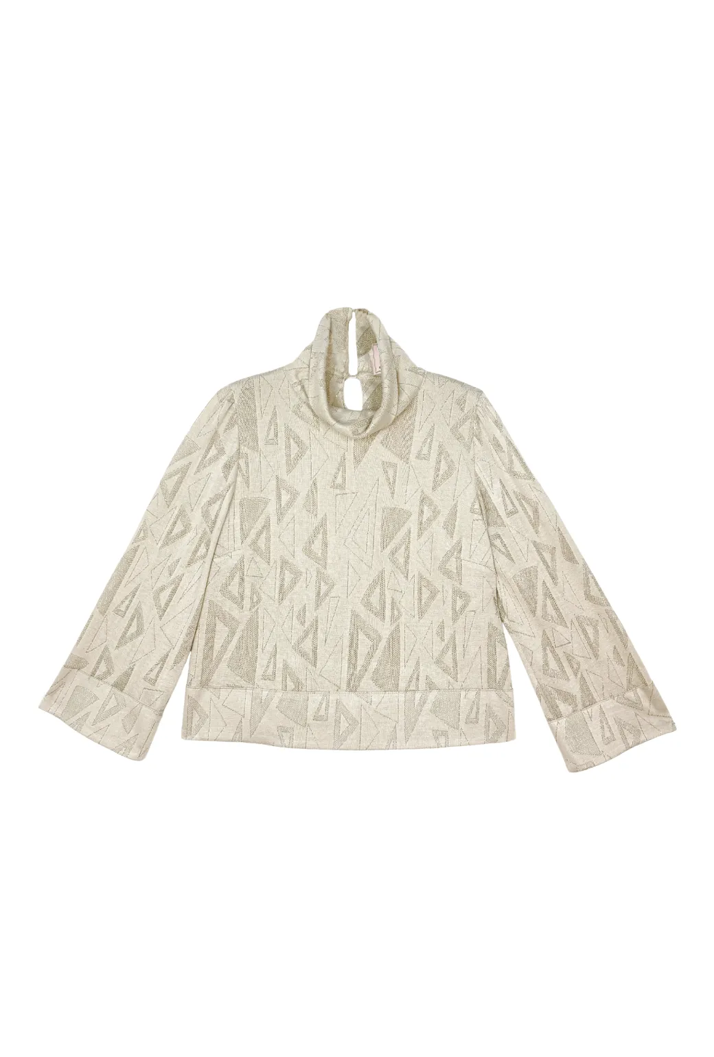 SAMPLE - Buru x Tori Mellott Boxy Turtleneck - Shimmer Knit