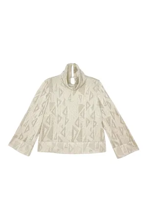 SAMPLE - Buru x Tori Mellott Boxy Turtleneck - Shimmer Knit
